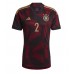 Tanie Strój piłkarski Niemcy Antonio Rudiger #2 Koszulka Wyjazdowej MŚ 2022 Krótkie Rękawy